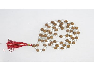 Patanjali Rudraksha And Sphatik Mala